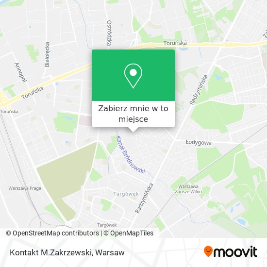 Mapa Kontakt M.Zakrzewski