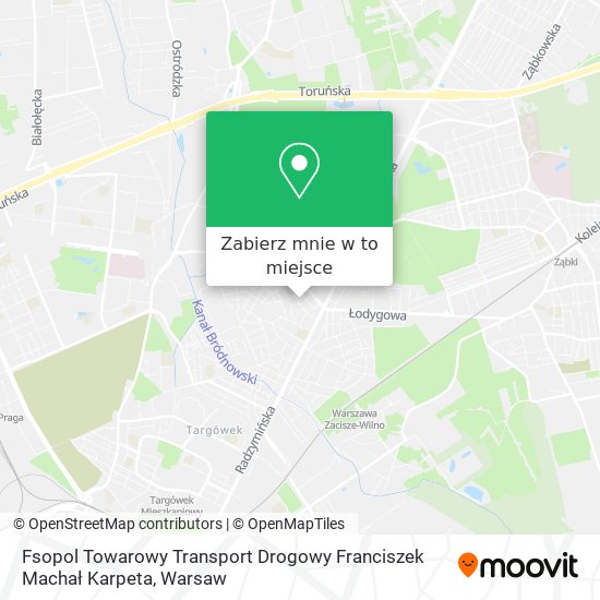 Mapa Fsopol Towarowy Transport Drogowy Franciszek Machał Karpeta