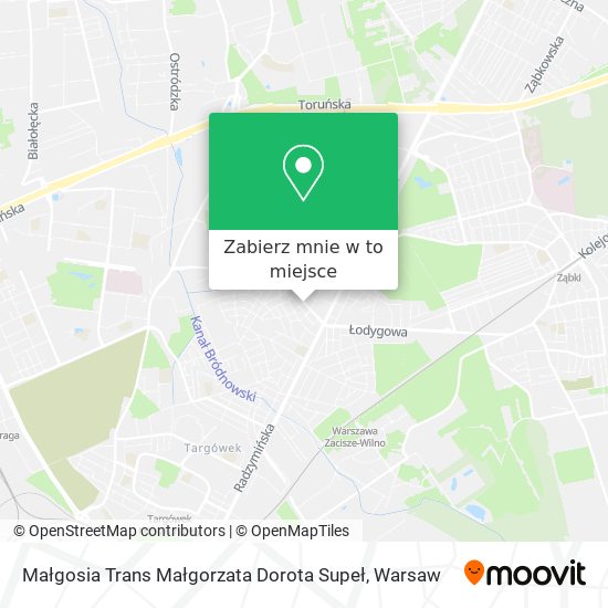 Mapa Małgosia Trans Małgorzata Dorota Supeł