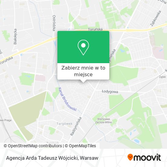 Mapa Agencja Arda Tadeusz Wójcicki