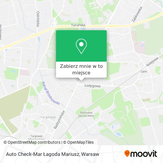 Mapa Auto Check-Mar Łagoda Mariusz