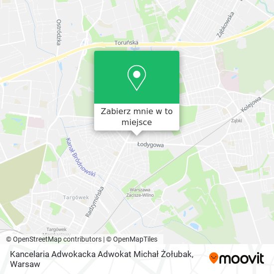 Mapa Kancelaria Adwokacka Adwokat Michał Żołubak