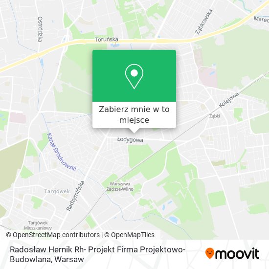 Mapa Radosław Hernik Rh- Projekt Firma Projektowo-Budowlana