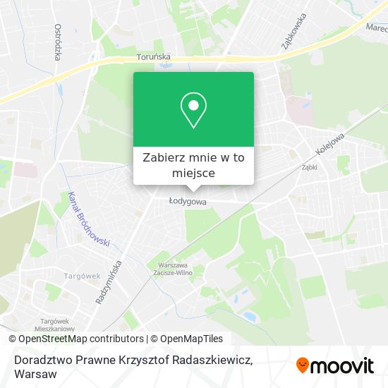 Mapa Doradztwo Prawne Krzysztof Radaszkiewicz