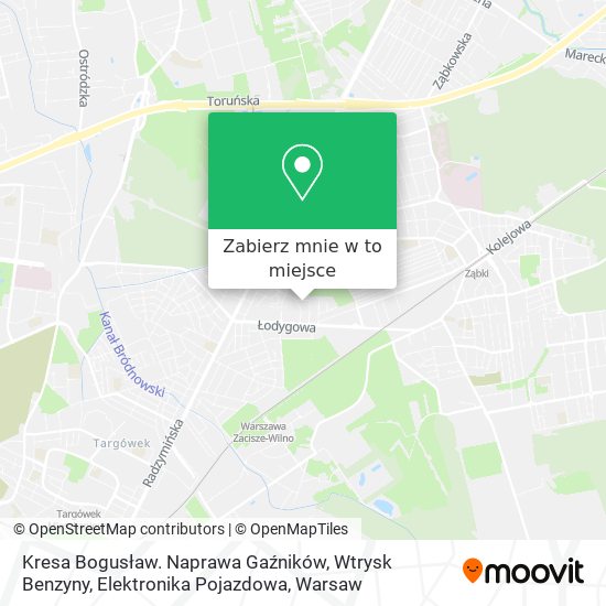 Mapa Kresa Bogusław. Naprawa Gaźników, Wtrysk Benzyny, Elektronika Pojazdowa