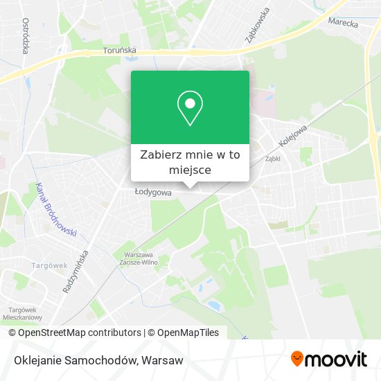 Mapa Oklejanie Samochodów