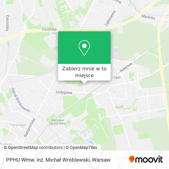 Mapa PPHU Wmw. inż. Michał Wróblewski