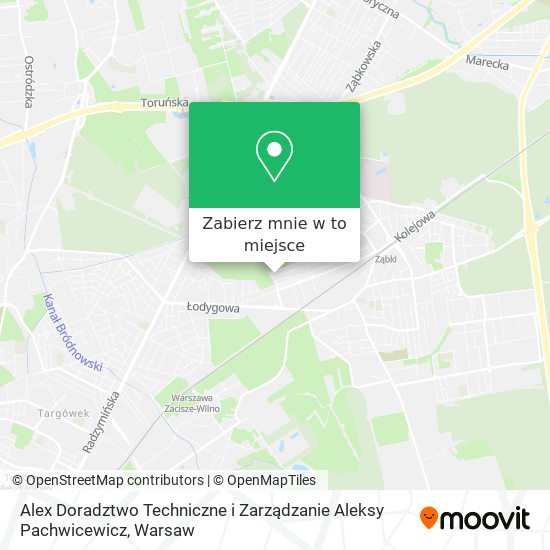 Mapa Alex Doradztwo Techniczne i Zarządzanie Aleksy Pachwicewicz