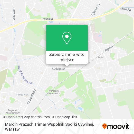 Mapa Marcin Prażuch Trimar Wspólnik Spółki Cywilnej