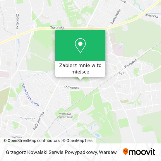 Mapa Grzegorz Kowalski Serwis Powypadkowy