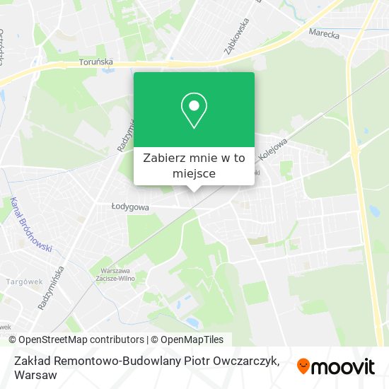 Mapa Zakład Remontowo-Budowlany Piotr Owczarczyk