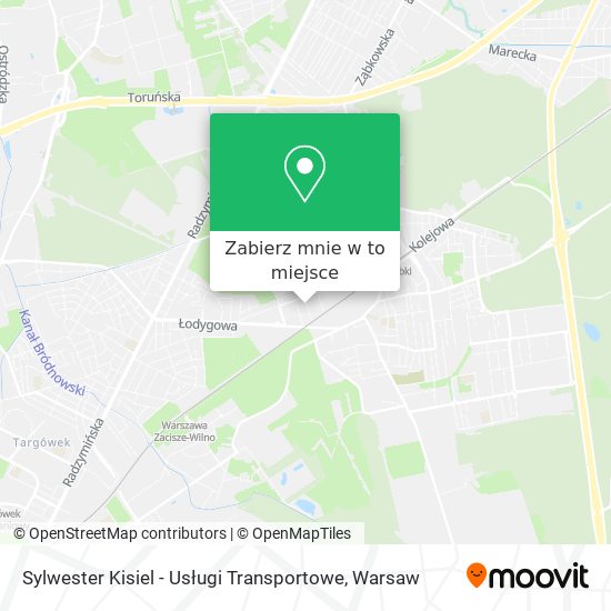 Mapa Sylwester Kisiel - Usługi Transportowe