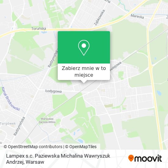 Mapa Lampex s.c. Paziewska Michalina Wawryszuk Andrzej