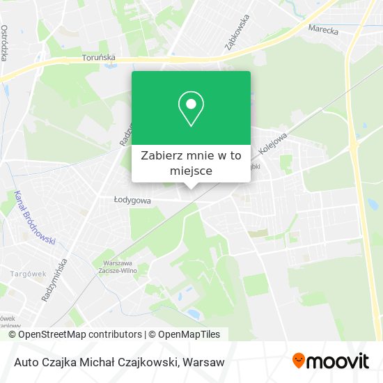 Mapa Auto Czajka Michał Czajkowski