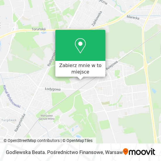 Mapa Godlewska Beata. Pośrednictwo Finansowe