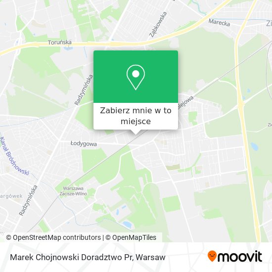 Mapa Marek Chojnowski Doradztwo Pr