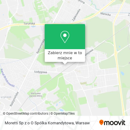 Mapa Moretti Sp z o O Spólka Komandytowa