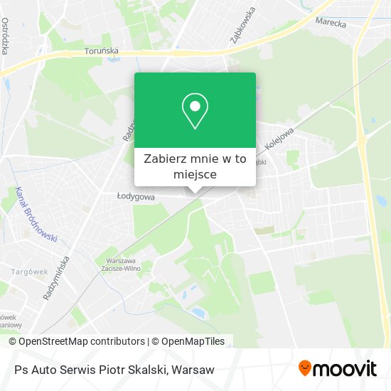 Mapa Ps Auto Serwis Piotr Skalski