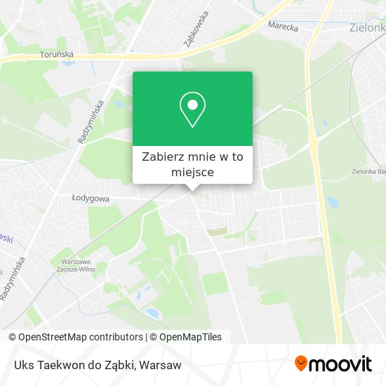 Mapa Uks Taekwon do Ząbki