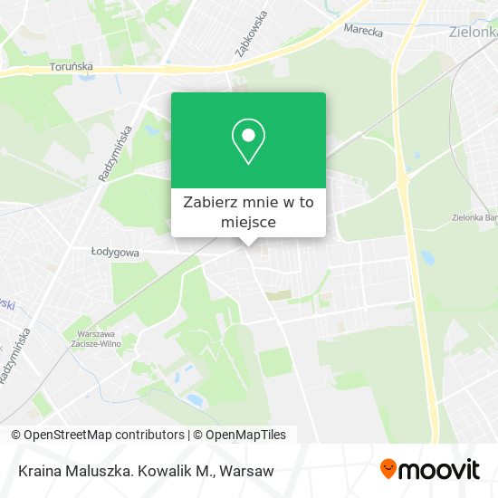 Mapa Kraina Maluszka. Kowalik M.