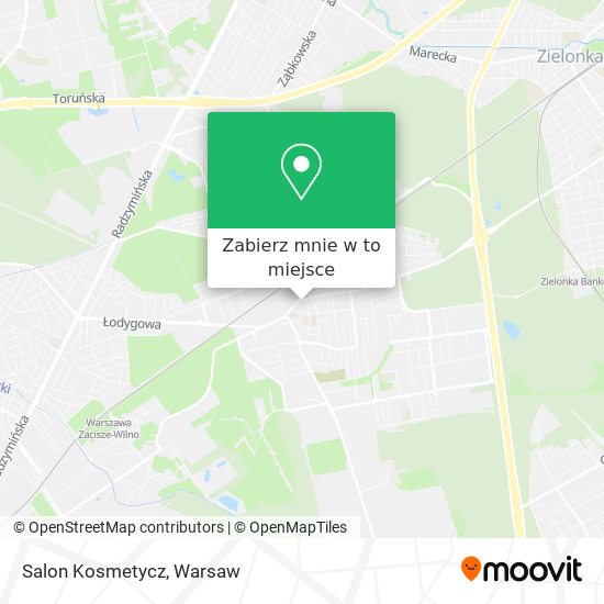 Mapa Salon Kosmetycz