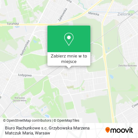 Mapa Biuro Rachunkowe s.c. Grzybowska Marzena Matczuk Maria