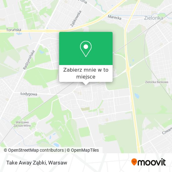 Mapa Take Away Ząbki