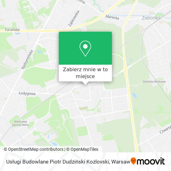 Mapa Usługi Budowlane Piotr Dudziński Kozlovski