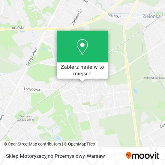 Mapa Sklep Motoryzacyjno Przemyslowy