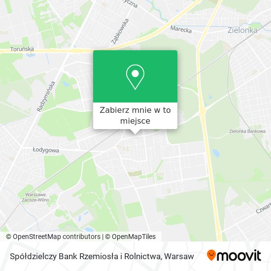 Mapa Spółdzielczy Bank Rzemiosła i Rolnictwa