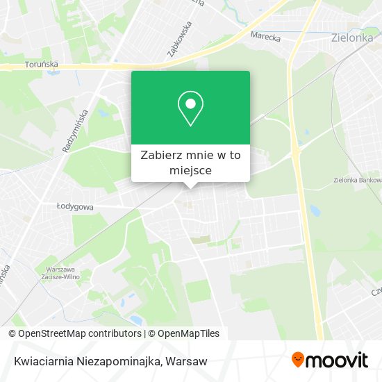 Mapa Kwiaciarnia Niezapominajka