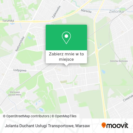 Mapa Jolanta Duchant Usługi Transportowe