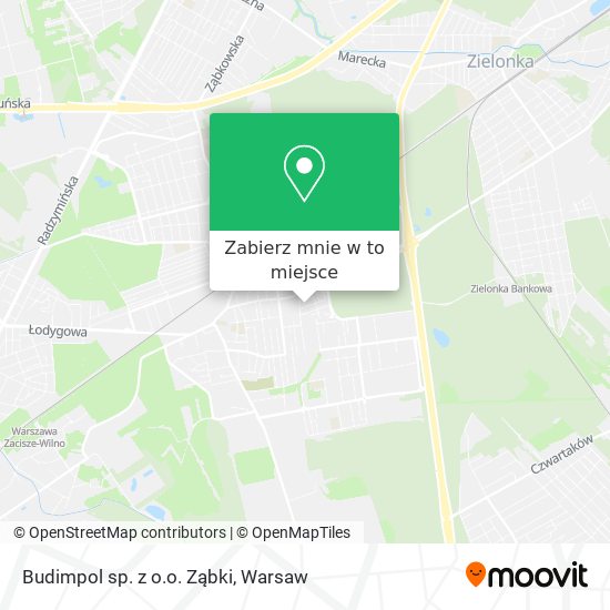 Mapa Budimpol sp. z o.o. Ząbki