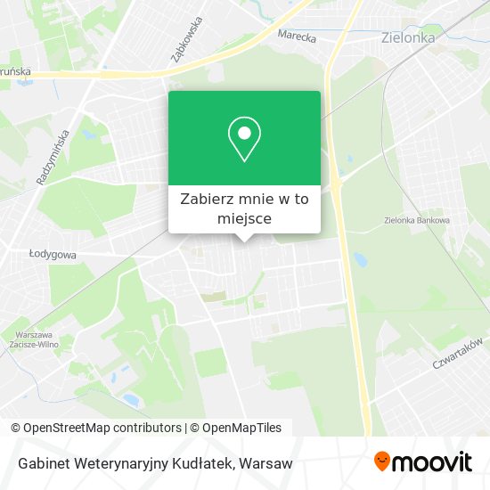 Mapa Gabinet Weterynaryjny Kudłatek