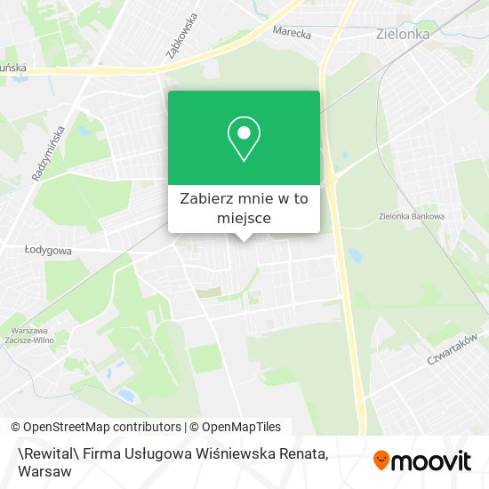 Mapa \Rewital\ Firma Usługowa Wiśniewska Renata