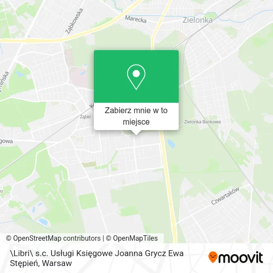 Mapa \Libri\ s.c. Usługi Księgowe Joanna Grycz Ewa Stępień