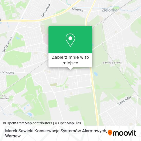 Mapa Marek Sawicki Konserwacja Systemów Alarmowych