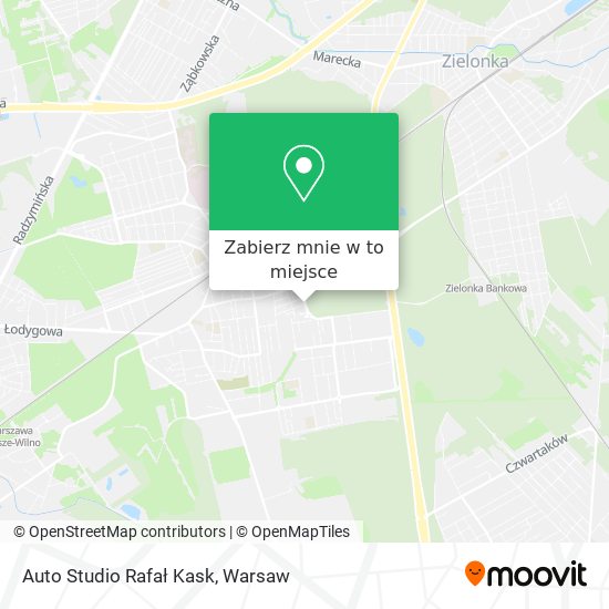 Mapa Auto Studio Rafał Kask