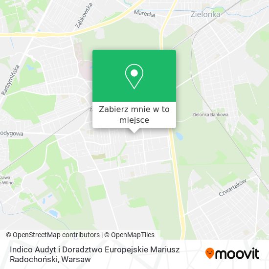 Mapa Indico Audyt i Doradztwo Europejskie Mariusz Radochoński