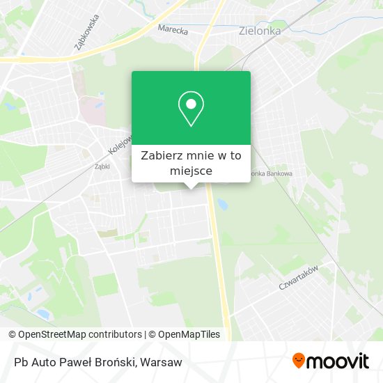 Mapa Pb Auto Paweł Broński