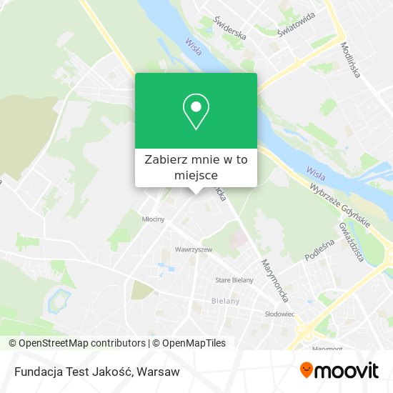 Mapa Fundacja Test Jakość