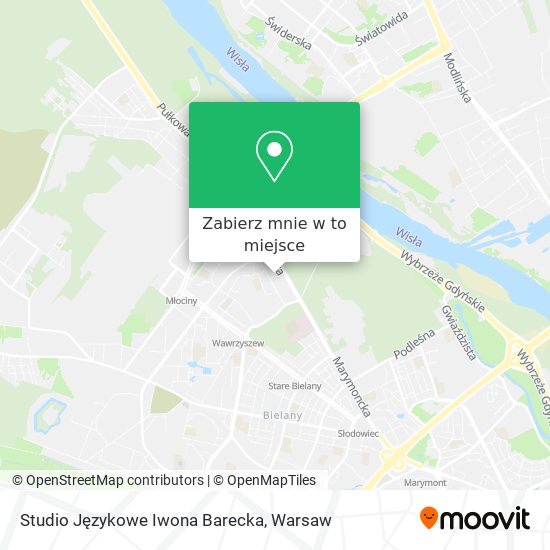 Mapa Studio Językowe Iwona Barecka