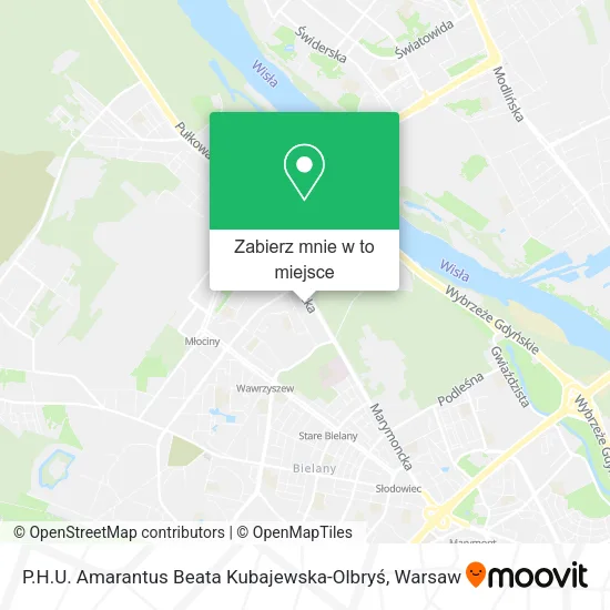 Mapa P.H.U. Amarantus Beata Kubajewska-Olbryś