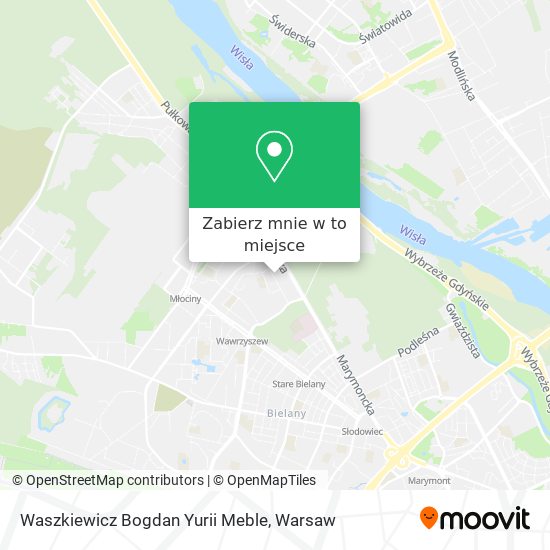 Mapa Waszkiewicz Bogdan Yurii Meble