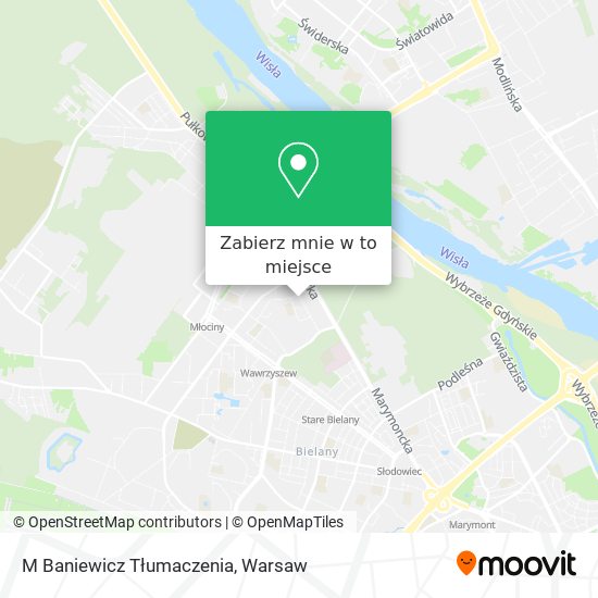 Mapa M Baniewicz Tłumaczenia