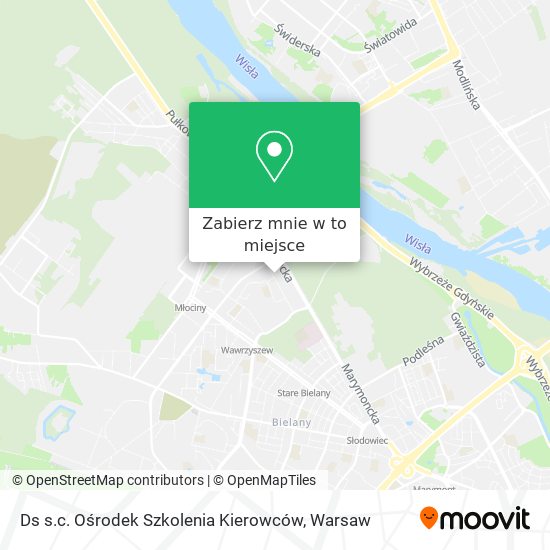 Mapa Ds s.c. Ośrodek Szkolenia Kierowców