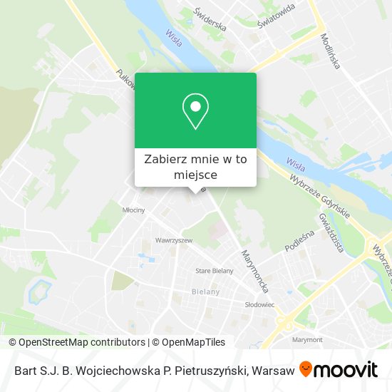 Mapa Bart S.J. B. Wojciechowska P. Pietruszyński