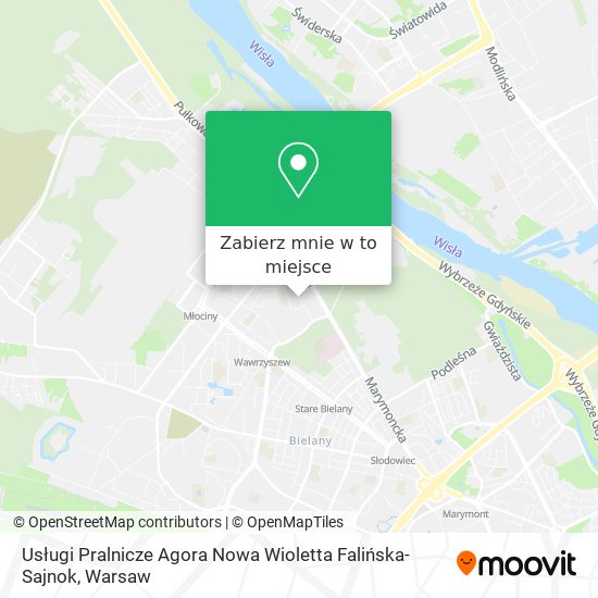 Mapa Usługi Pralnicze Agora Nowa Wioletta Falińska-Sajnok