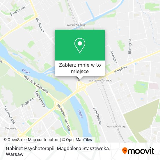 Mapa Gabinet Psychoterapii. Magdalena Staszewska