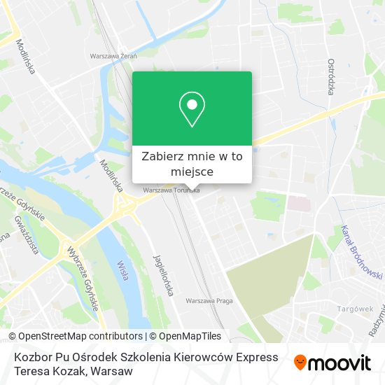 Mapa Kozbor Pu Ośrodek Szkolenia Kierowców Express Teresa Kozak